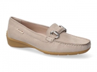 chaussure mephisto mocassins natala taupe clair